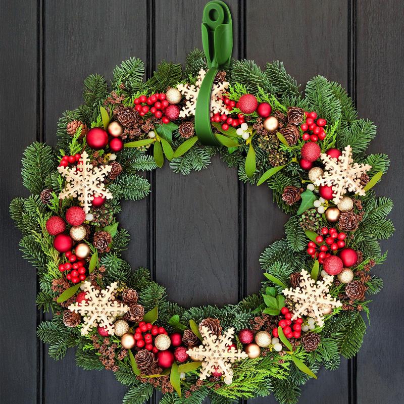 🎅🎄 12 PCS Christmas Silicone Garland Hanger Hooks