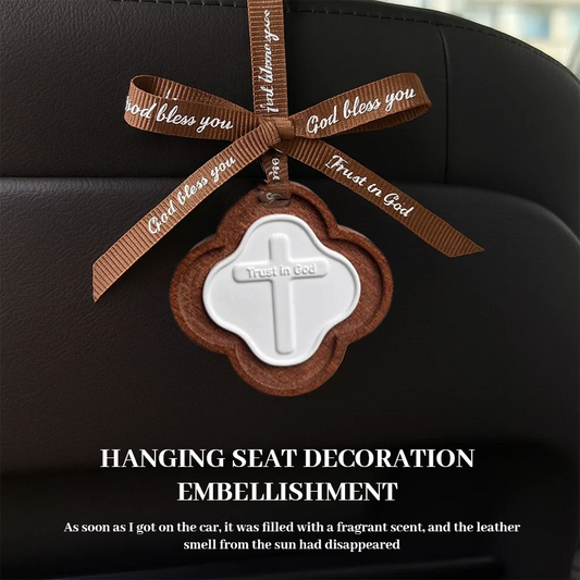 🚗 Wooden Car Incense Pendant