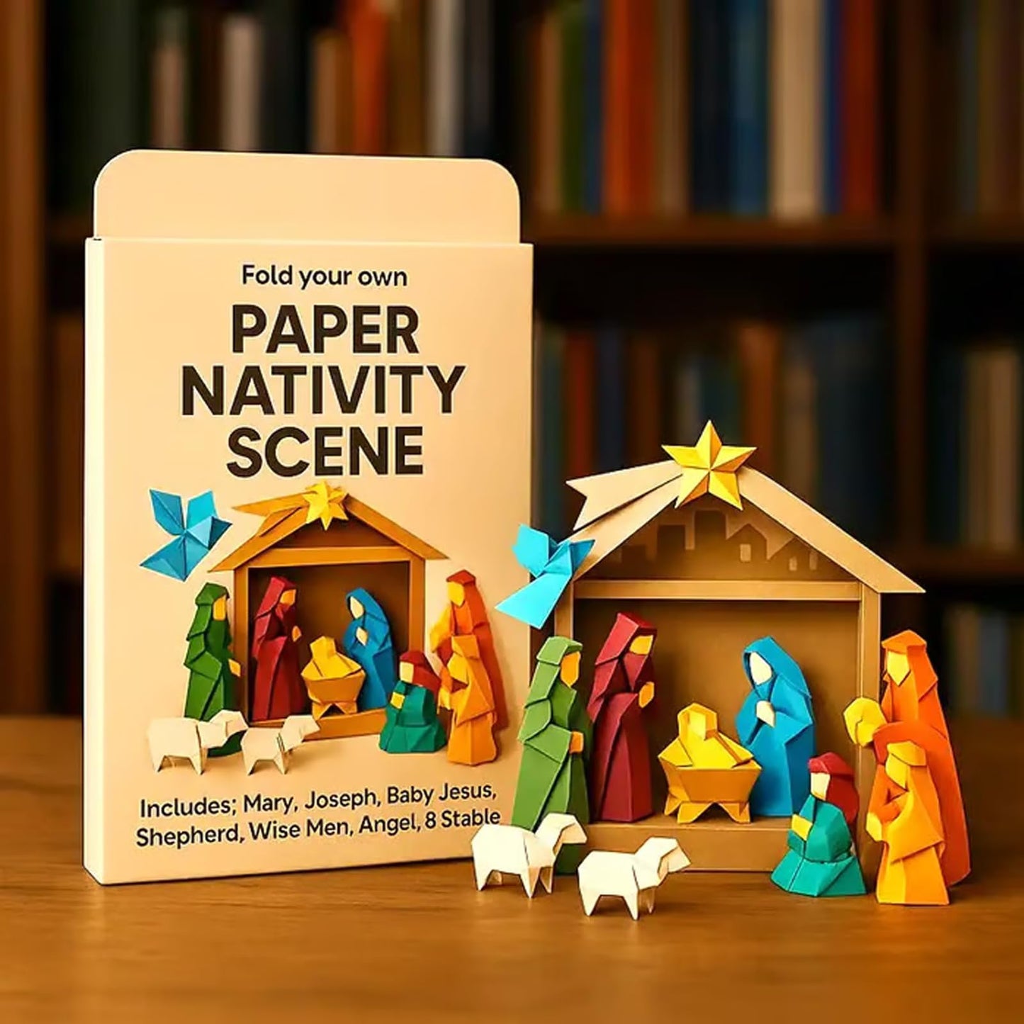 🕊️DIY Paper Nativity Scene Set